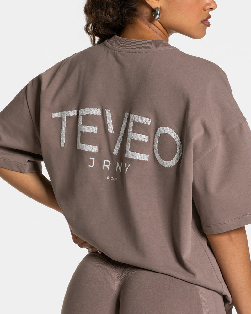 Journey Oversized T-Shirt "Mokka"