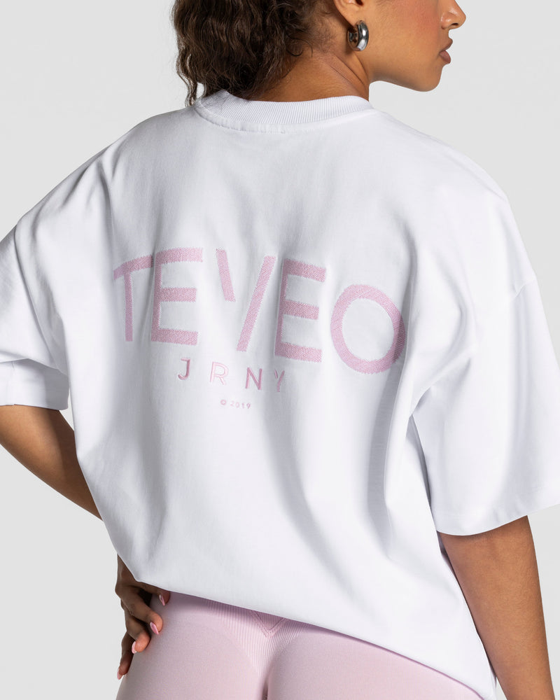 Journey Oversized T-Shirt "Weiß"