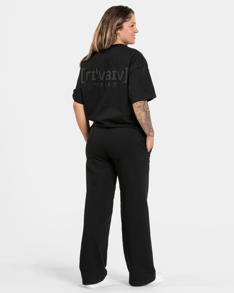 RI’VAIV Straight Leg Jogger "Schwarz"