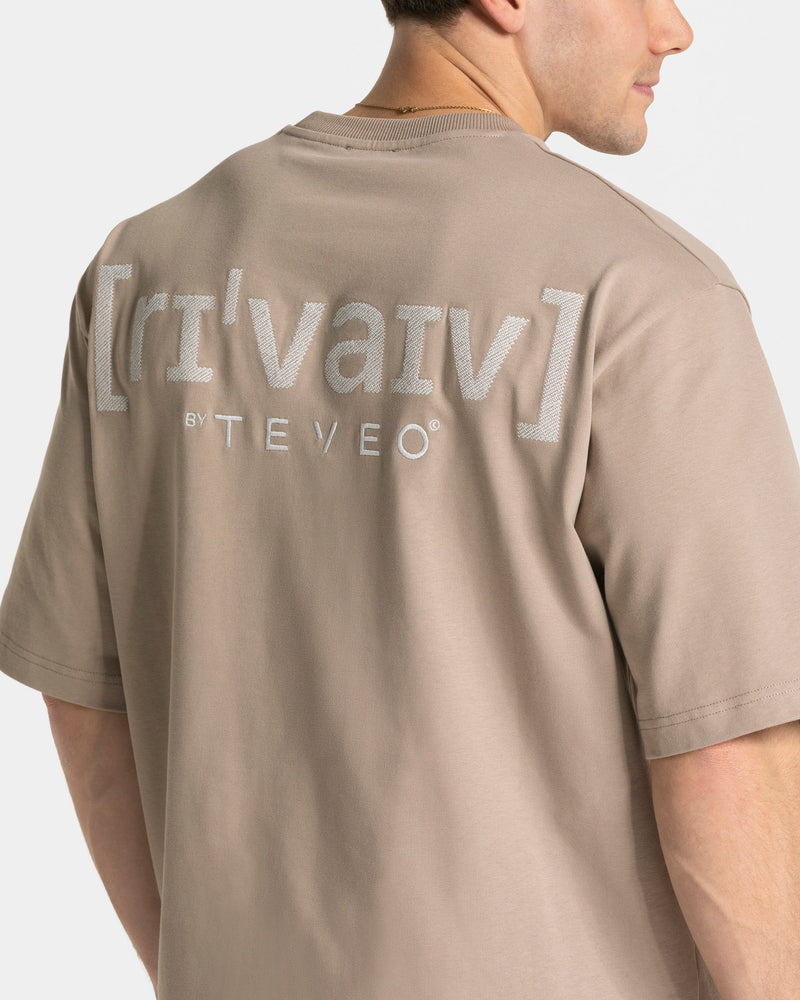 RI’VAIV Oversized T-Shirt "Taupe"