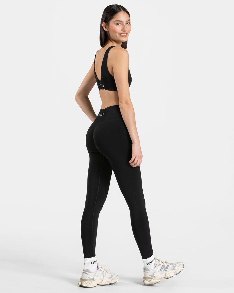 Timeless Pro Covert Scrunch Leggings "Schwarz"