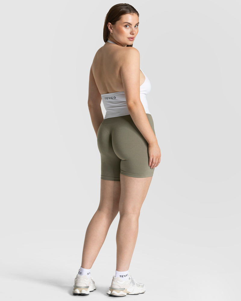 Timeless Pro Neckholder Top  "Weiß"