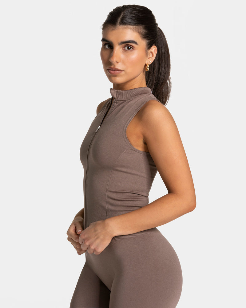 Timeless Pro Zip Tank  "Mokka"