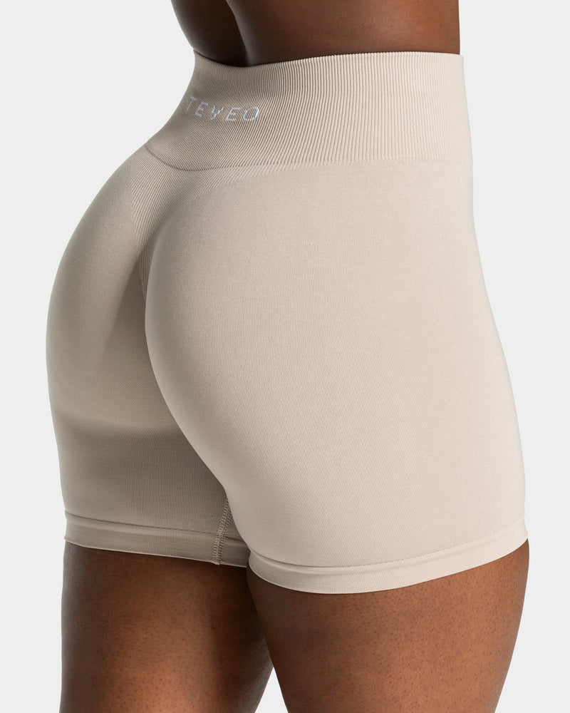 Timeless Pro Covert Scrunch Shorts "Cream"