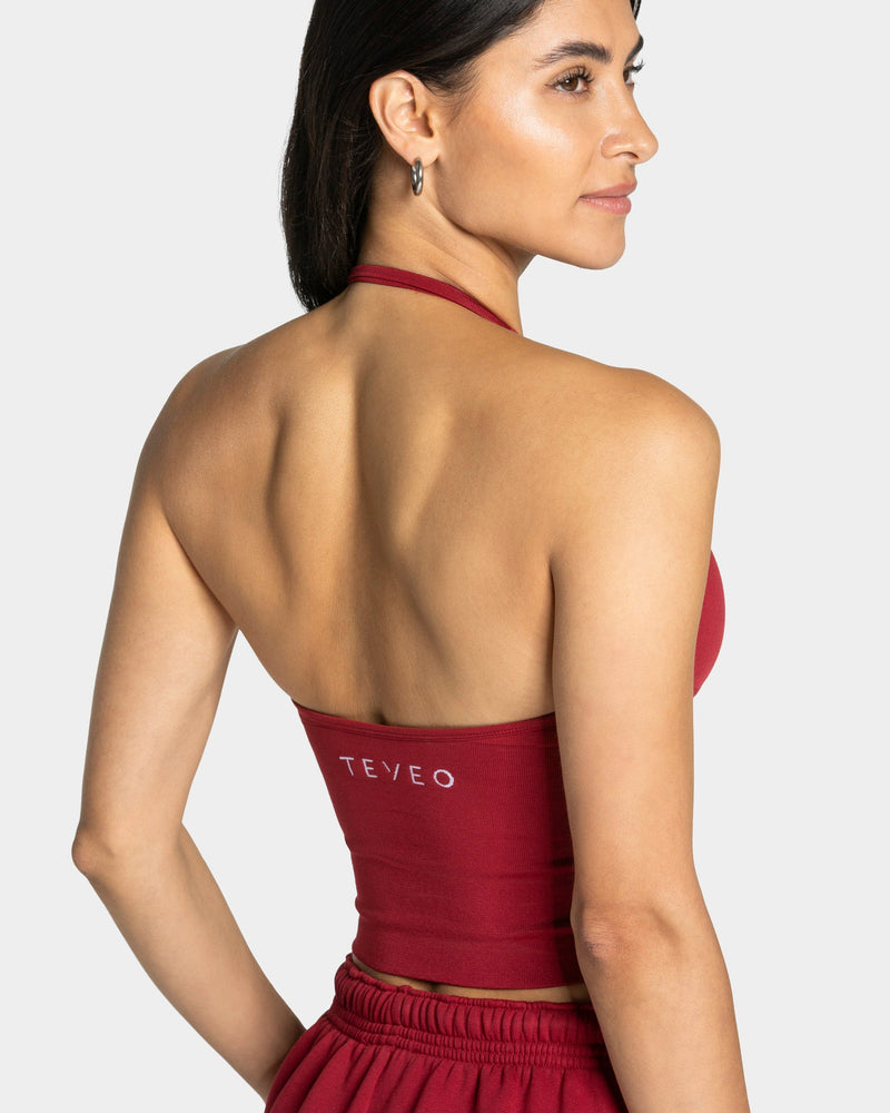 Timeless Pro Neckholder Top "Cherry"
