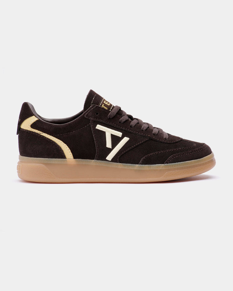 Classic Sneaker Women "Dark Chocolate - Butter Yellow"