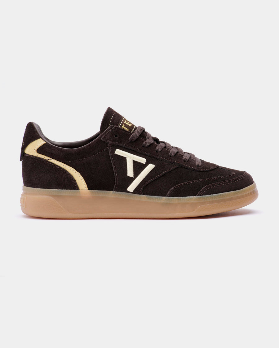Classic Sneaker Women "Dark Chocolate - Butter Yellow"