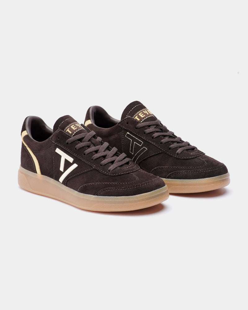 Classic Sneaker Women "Dark Chocolate - Butter Yellow"
