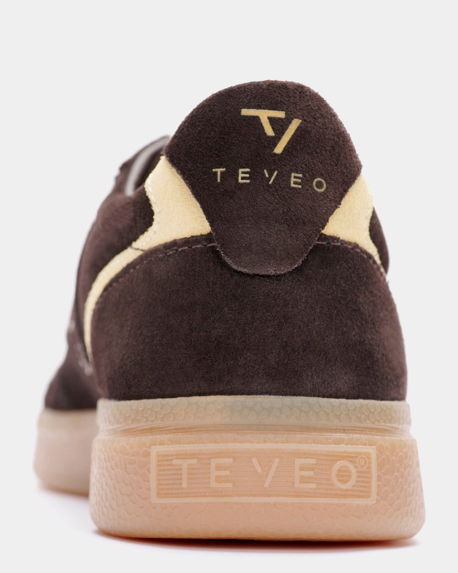 Classic Sneaker Women "Dark Chocolate - Butter Yellow"