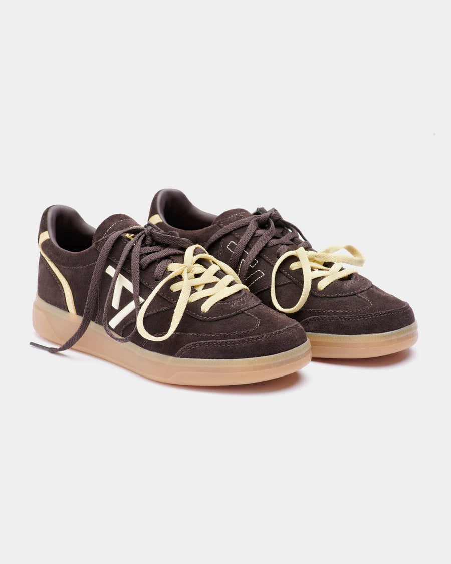 Classic Sneaker Women "Dark Chocolate - Butter Yellow"