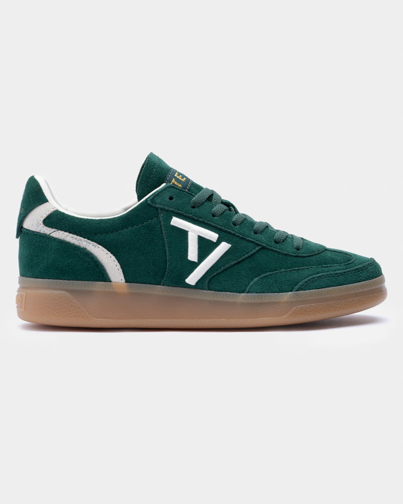 Classic Sneaker Women "Dunkelgrün - Off White"