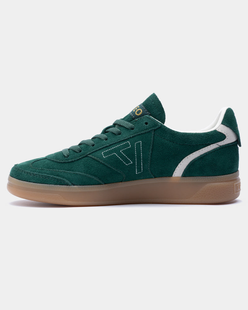 Classic Sneaker Women "Dunkelgrün - Off White"