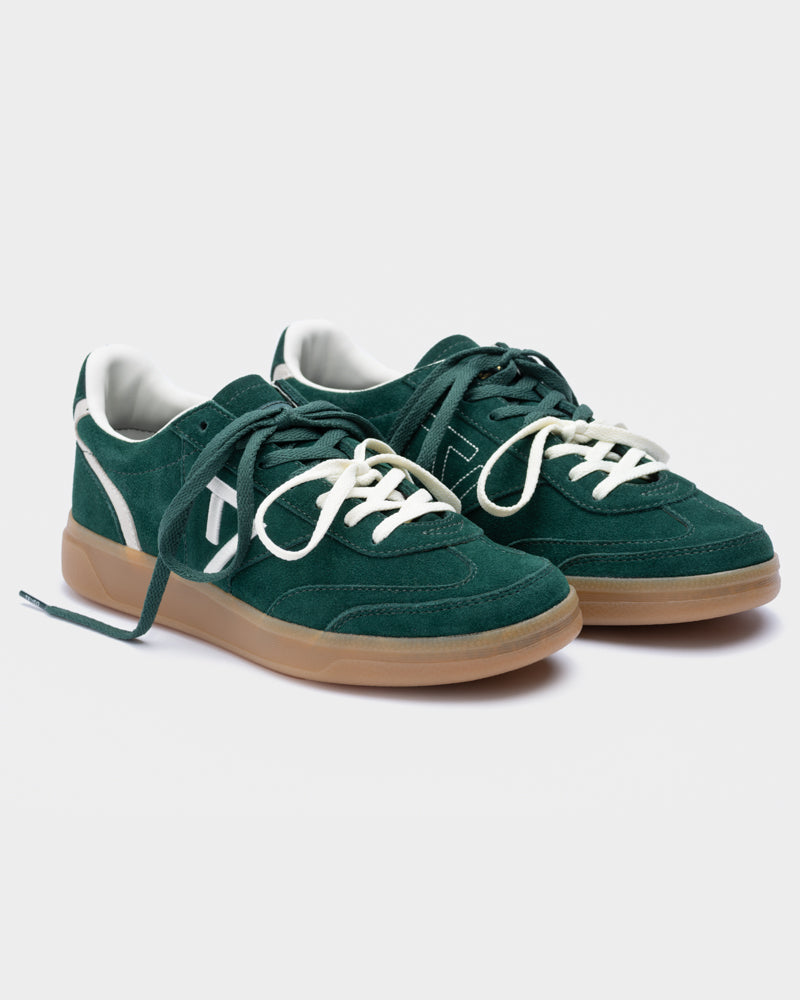Classic Sneaker Women "Dunkelgrün - Off White"