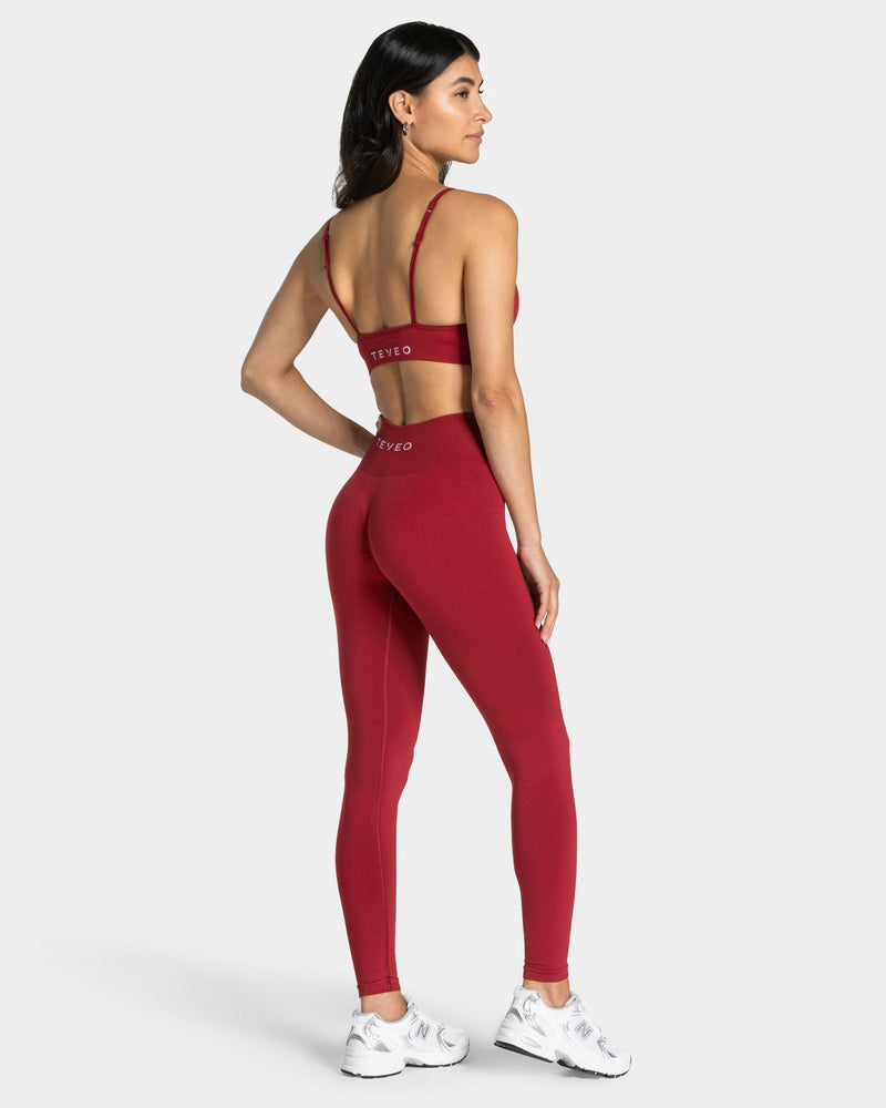 Timeless Pro Covert Scrunch Leggings "Cherry"