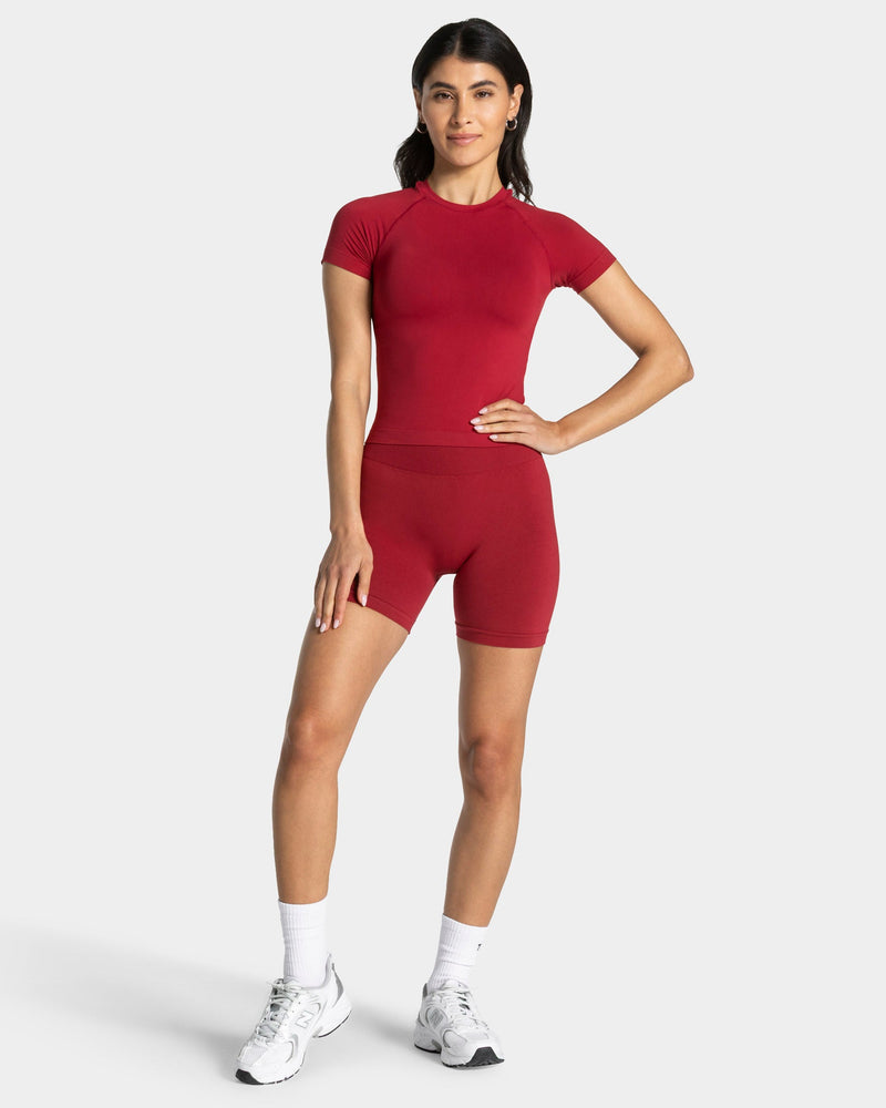 Timeless Pro Covert Scrunch Shorts "Cherry"