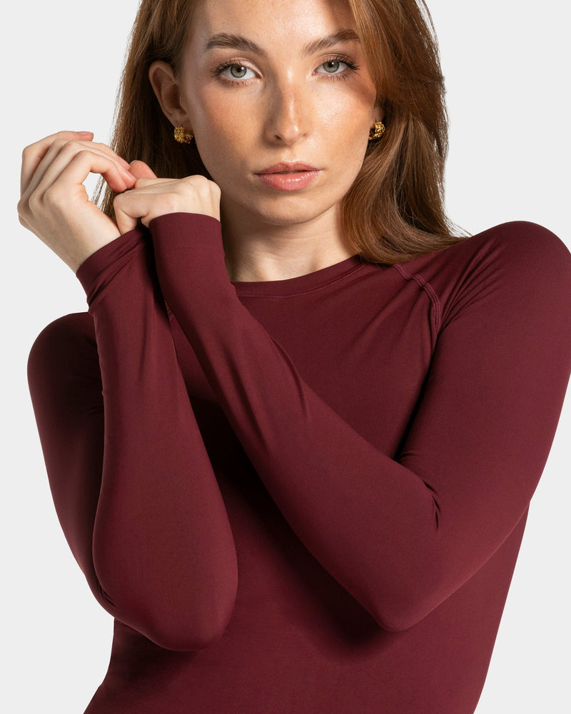 Timeless Pro Longsleeve "Weinrot"