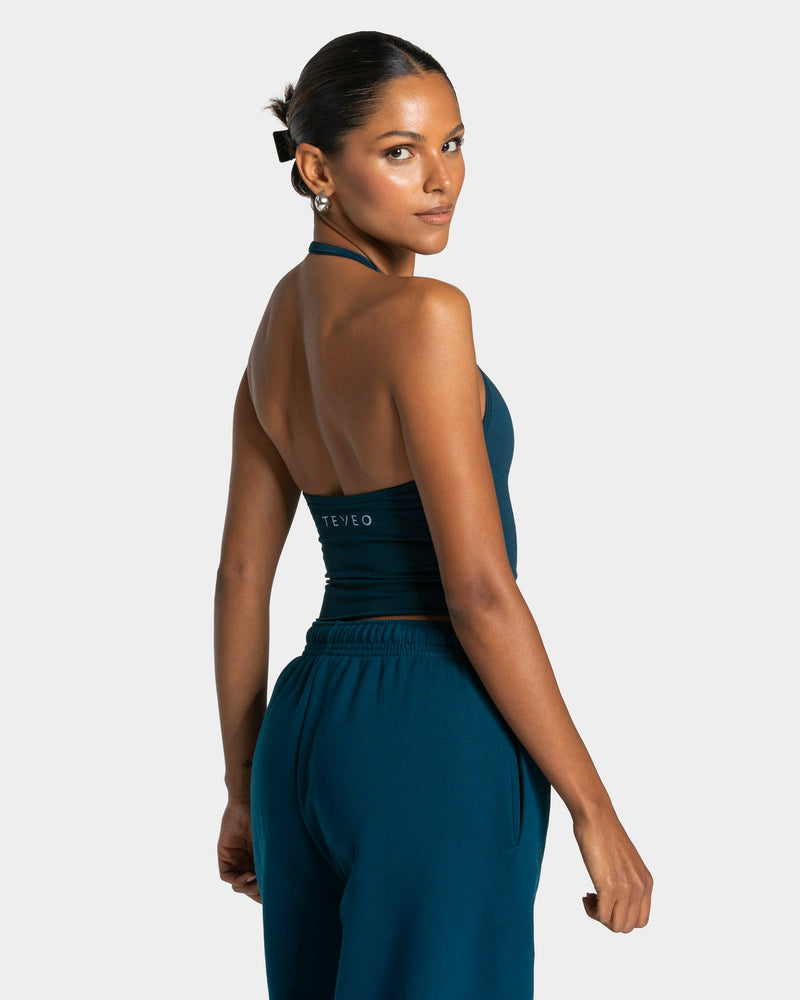 Timeless Pro Neckholder Top "Dark Teal"
