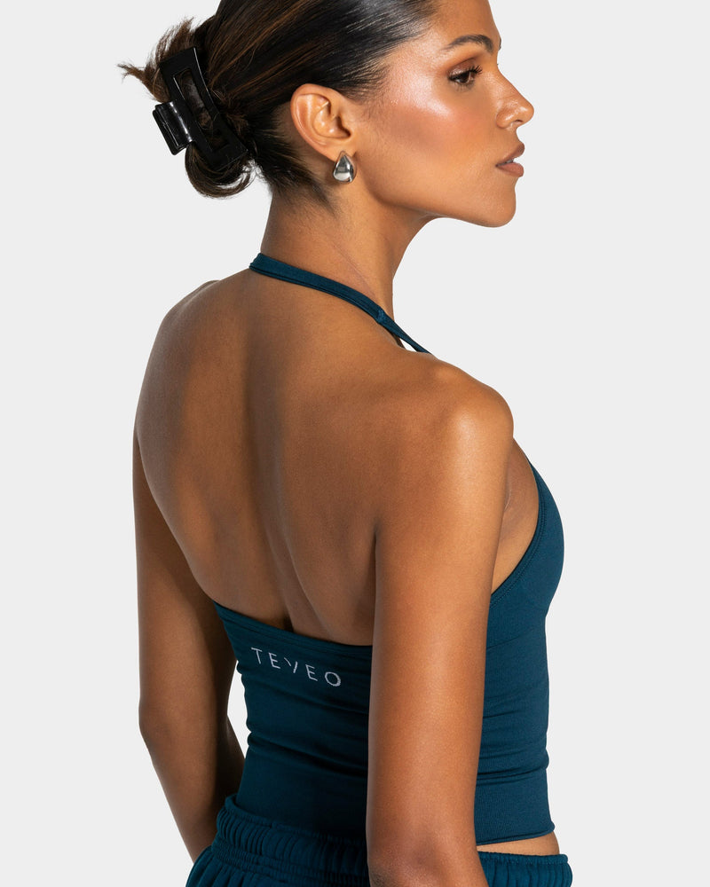 Timeless Pro Neckholder Top "Dark Teal"