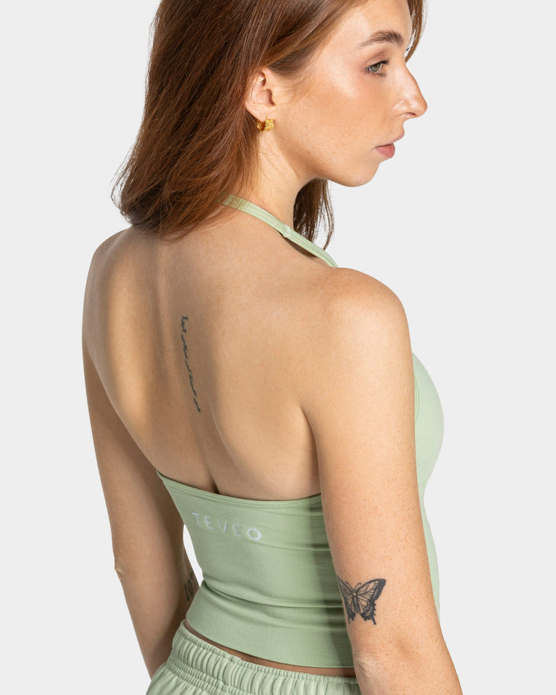 Timeless Pro Neckholder Top "Ice Matcha"