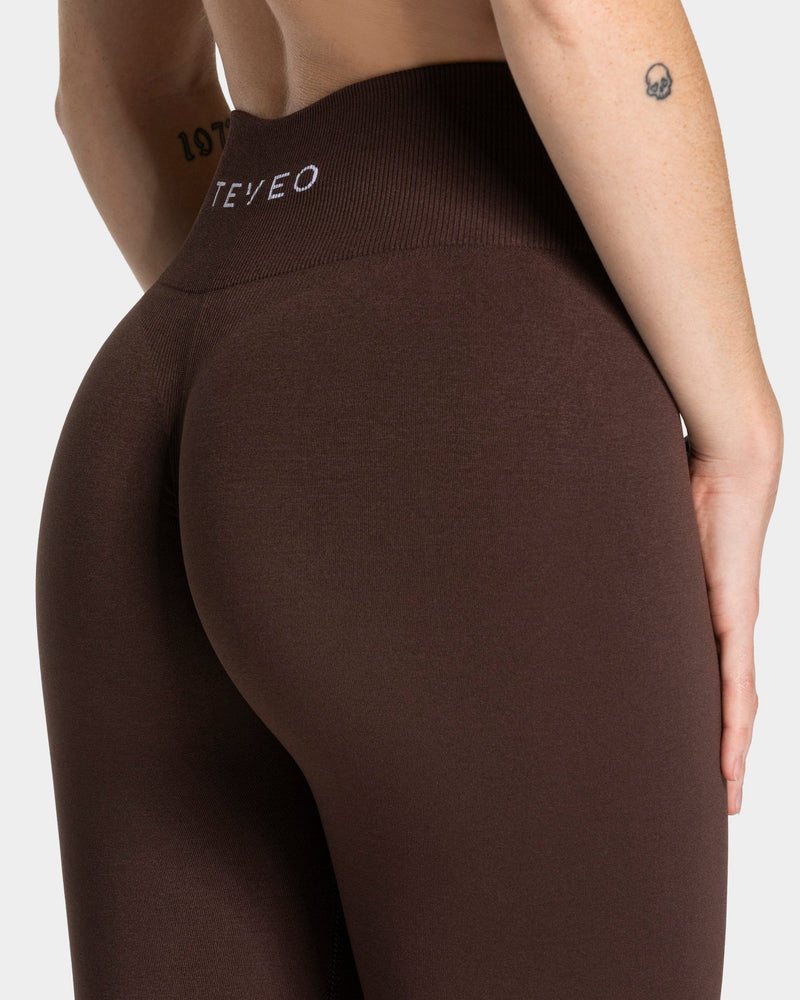 Timeless Pro Covert Scrunch Leggings "Espresso"