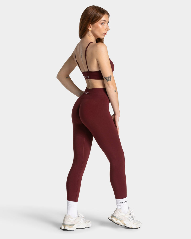 Timeless Pro Covert Scrunch Leggings "Weinrot"