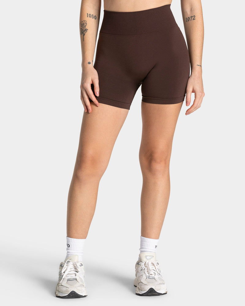 Timeless Pro Covert Scrunch Shorts "Espresso"