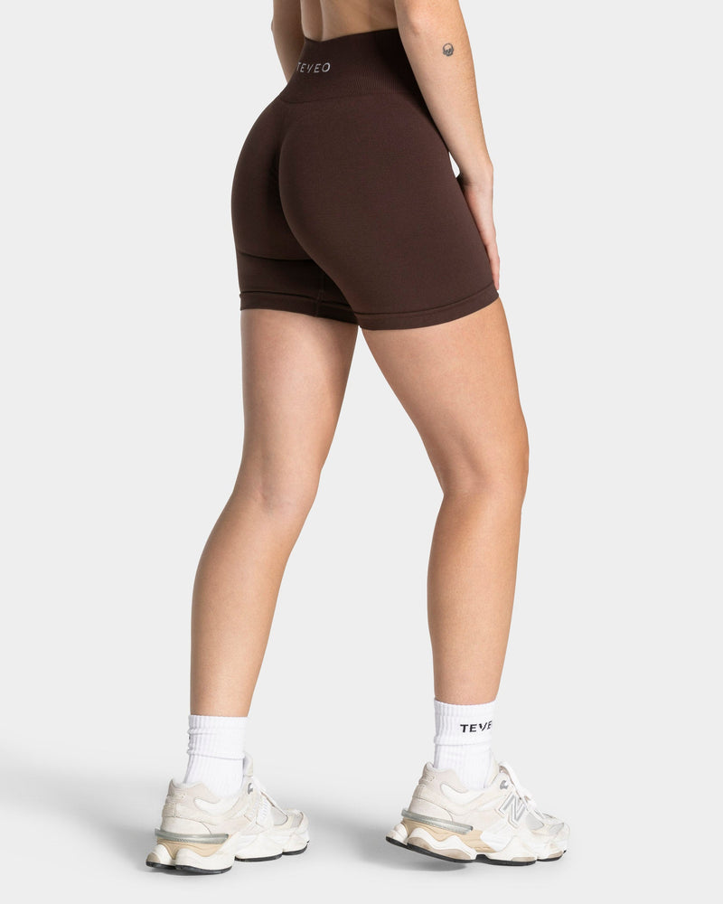 Timeless Pro Covert Scrunch Shorts "Espresso"