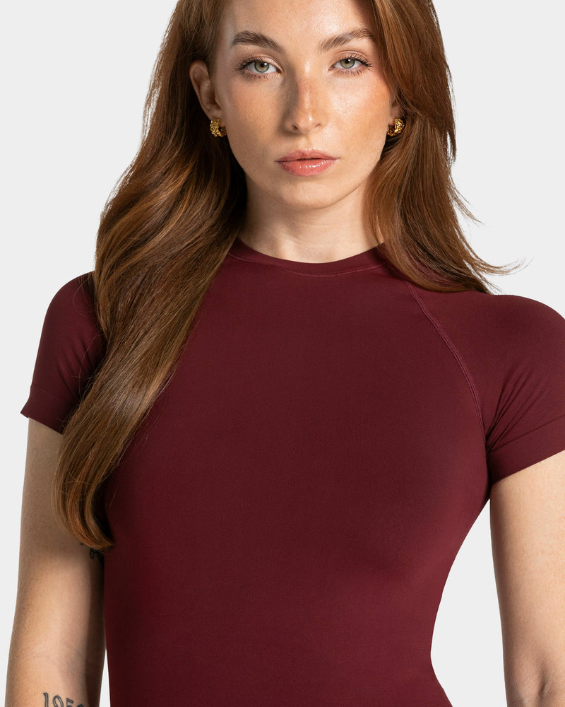 Timeless Pro T-Shirt "Weinrot"
