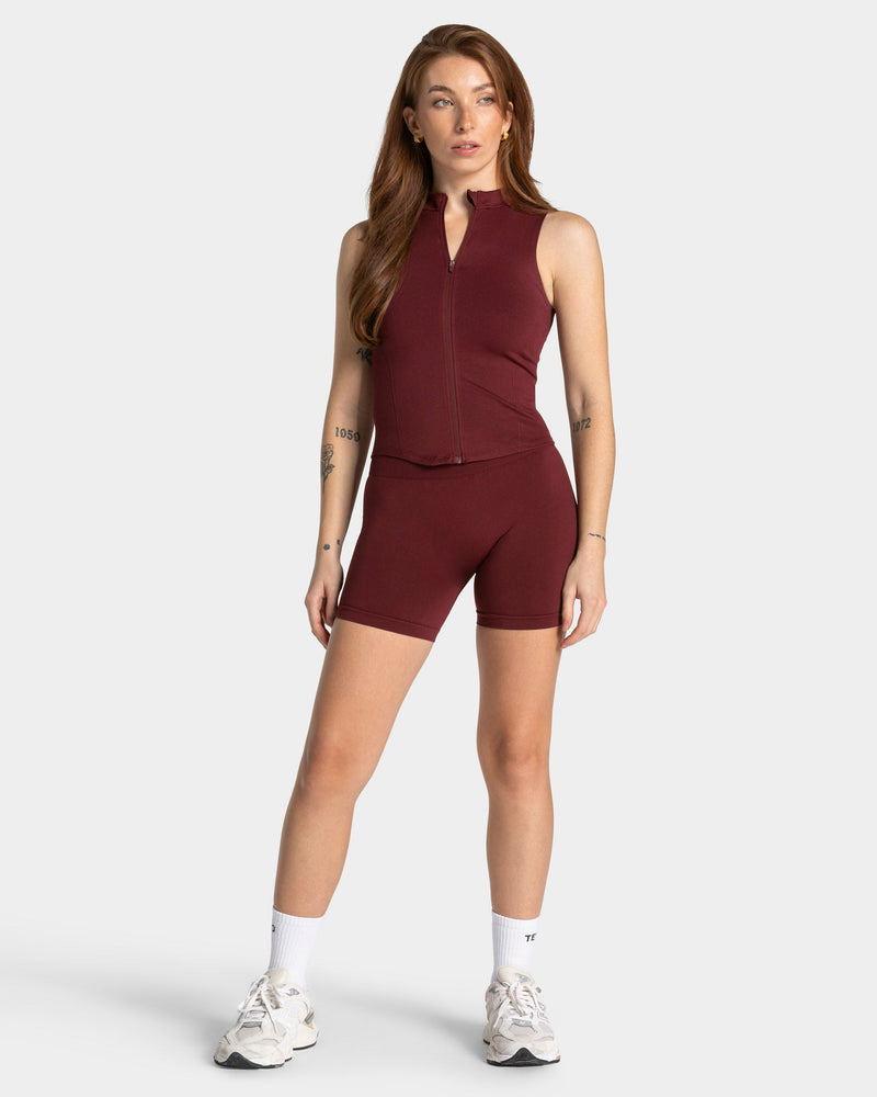 Timeless Pro Zip Tank "Weinrot"