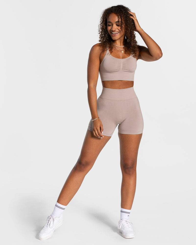 Timeless Scrunch Shorts "Dust"
