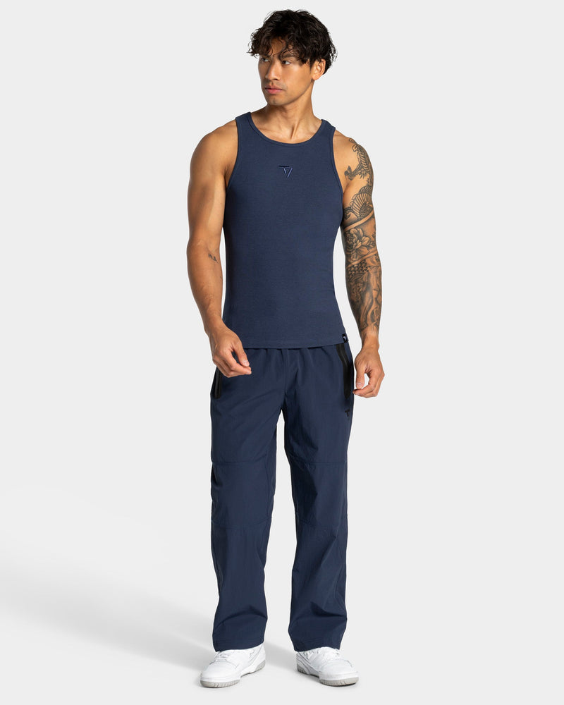 Workout Ribbed Tank "Midnight"