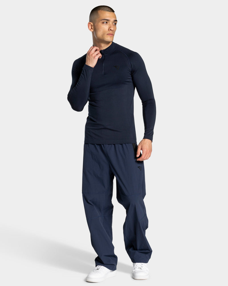 Workout Seamless Half Zip Longsleeve "Midnight"