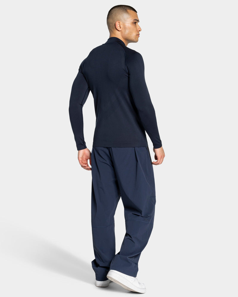 Workout Seamless Half Zip Longsleeve "Midnight"