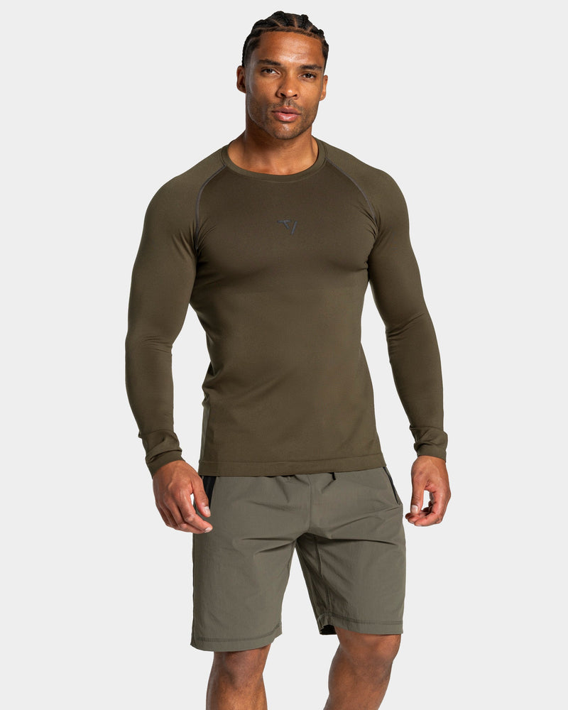Workout Seamless Longsleeve "Olive"