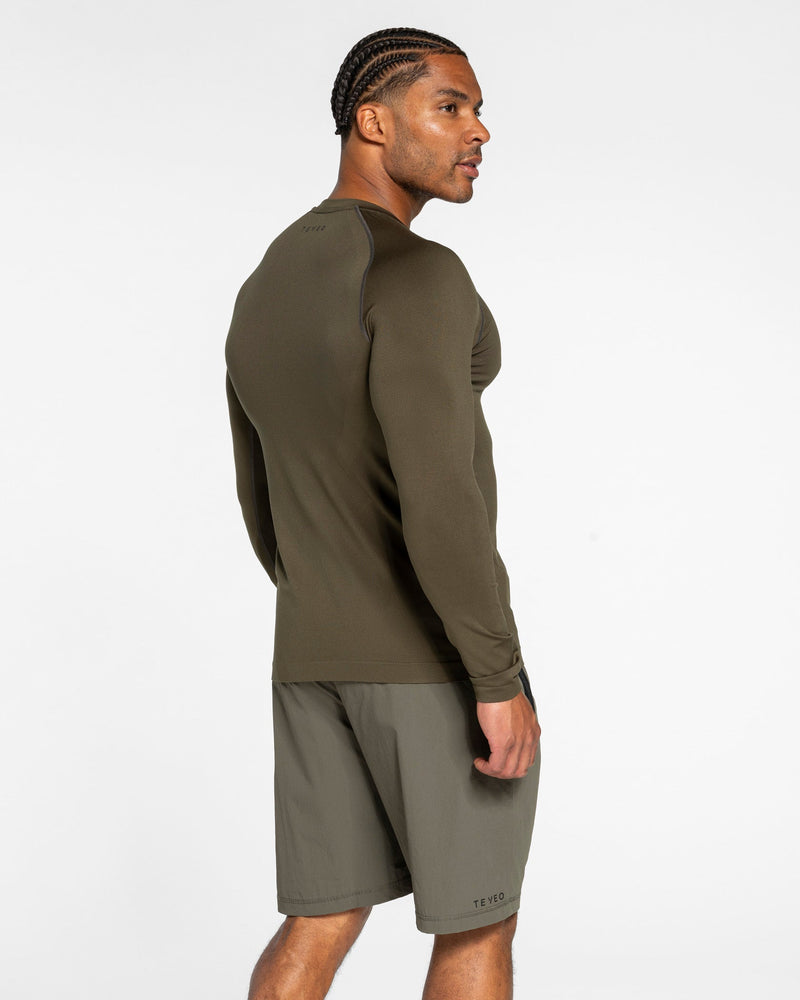 Workout Seamless Longsleeve "Olive"