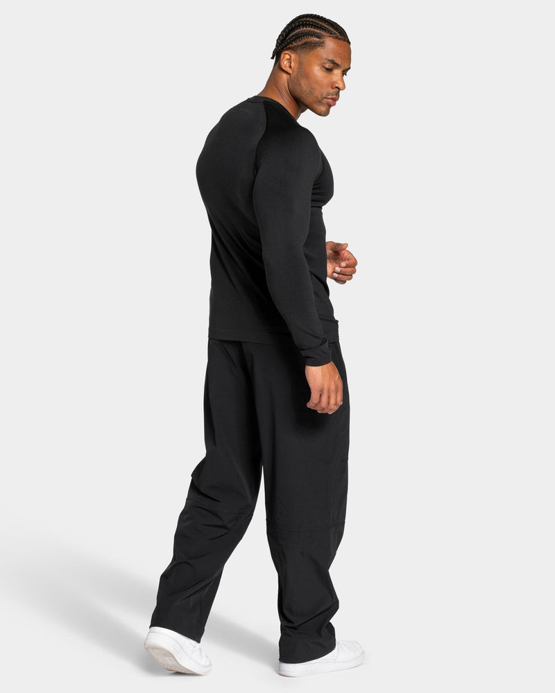 Workout Seamless Longsleeve "Schwarz - Anthrazit"