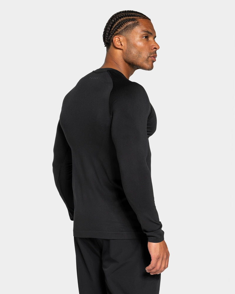 Workout Seamless Longsleeve "Schwarz - Anthrazit"