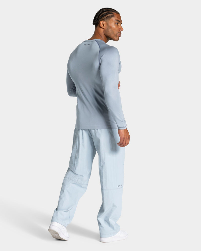 Workout Seamless Longsleeve "Stahlblau"