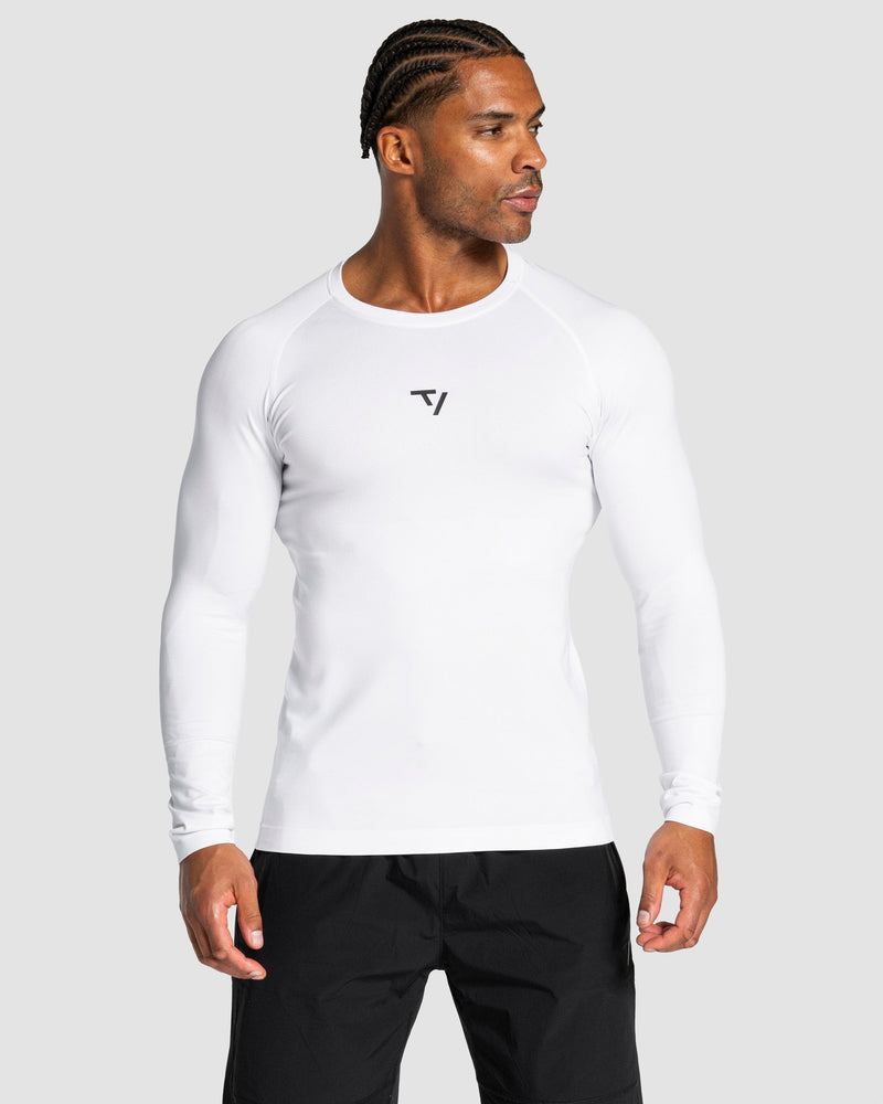 Workout Seamless Longsleeve "Weiß"
