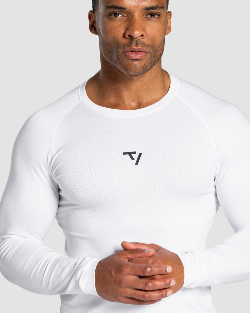 Workout Seamless Longsleeve "Weiß"