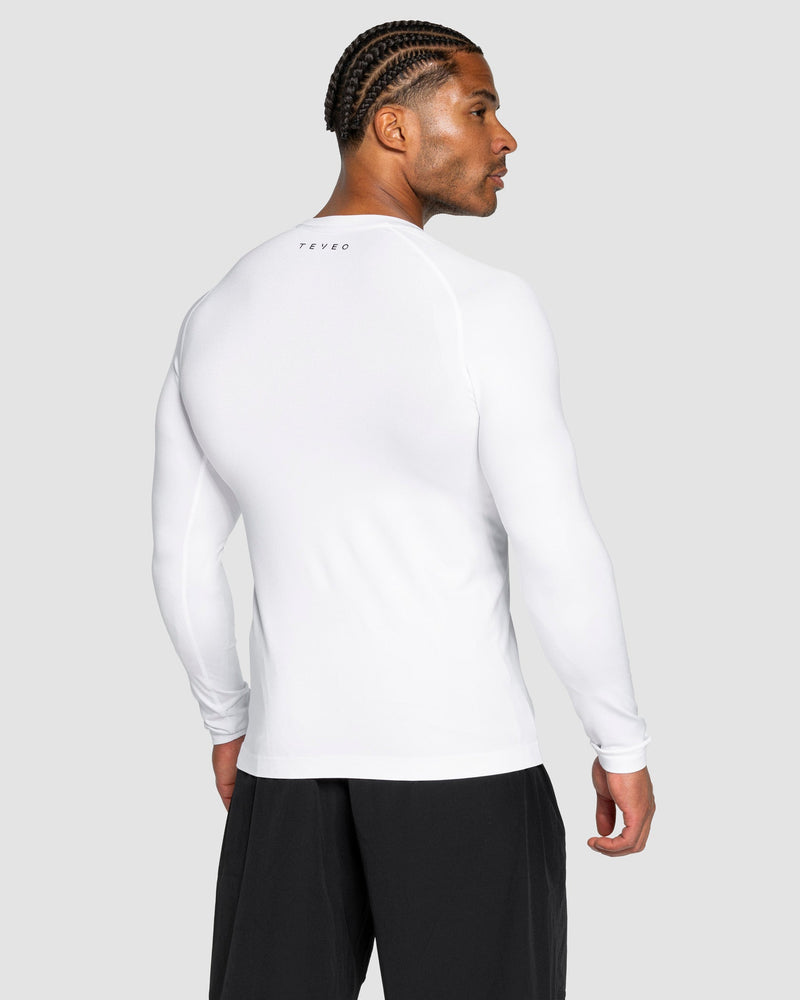 Workout Seamless Longsleeve "Weiß"