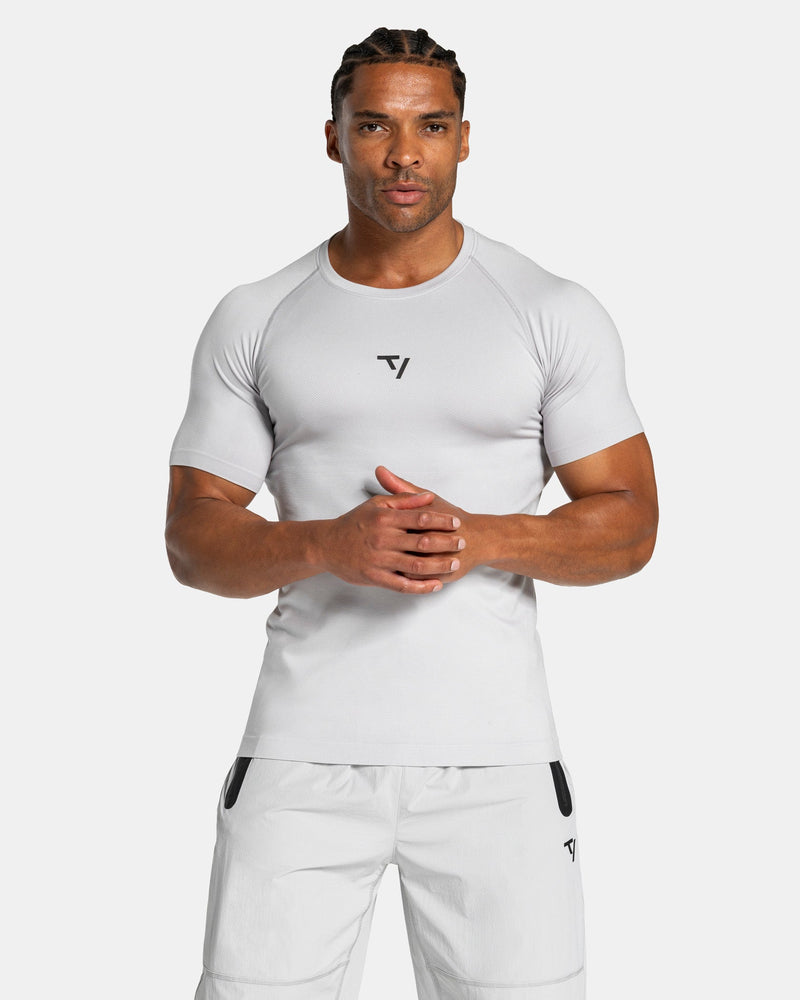 Workout Seamless T-Shirt "Hellgrau"