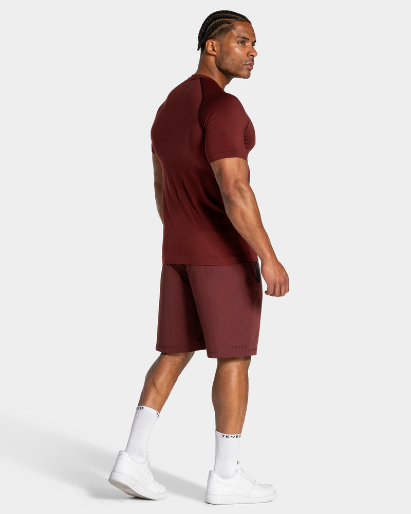 Workout Seamless T-Shirt "Merlot"