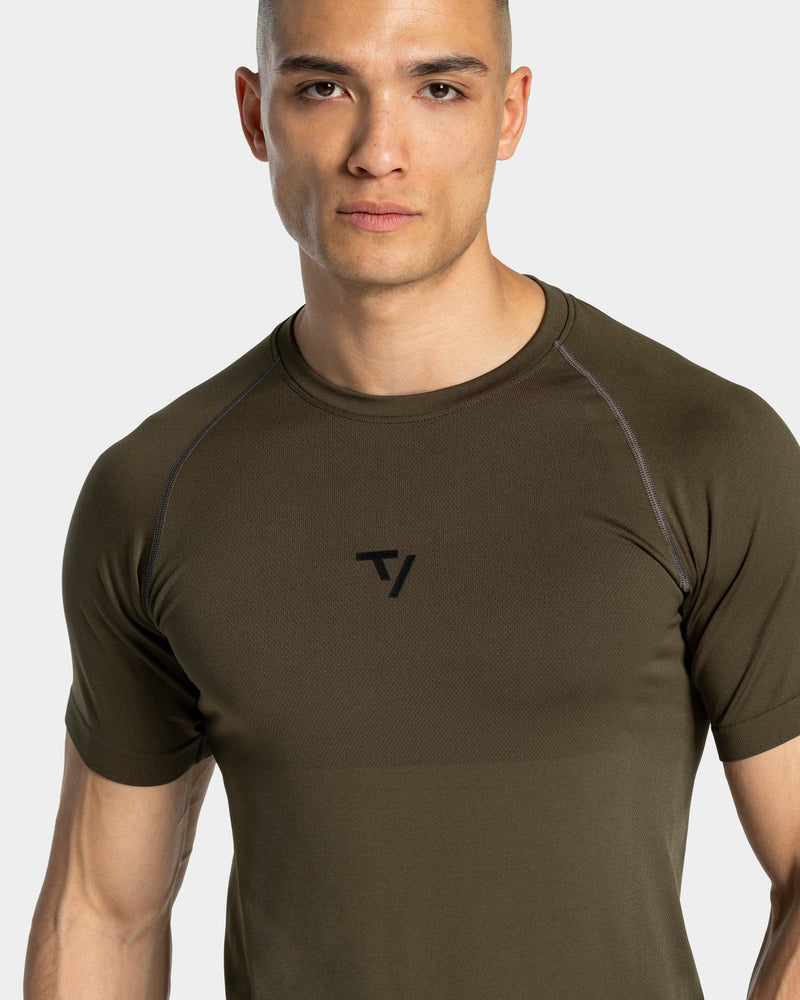 Workout Seamless T-Shirt "Olive"