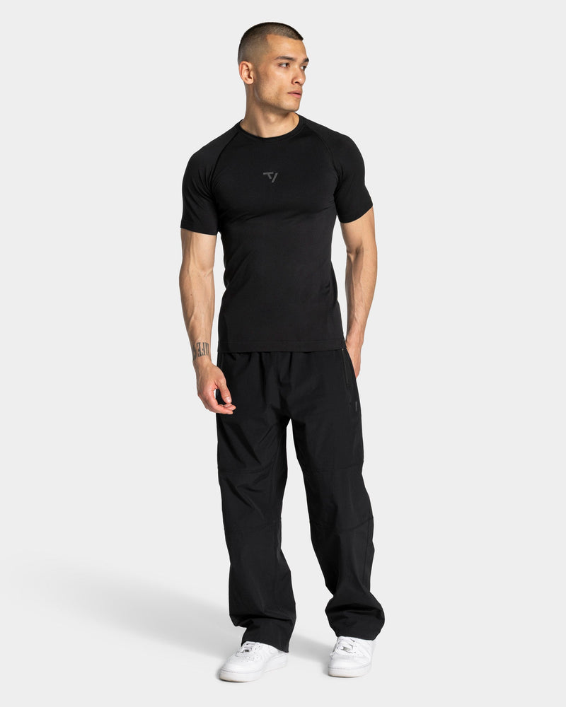 Workout Seamless T-Shirt "Schwarz - Anthrazit"