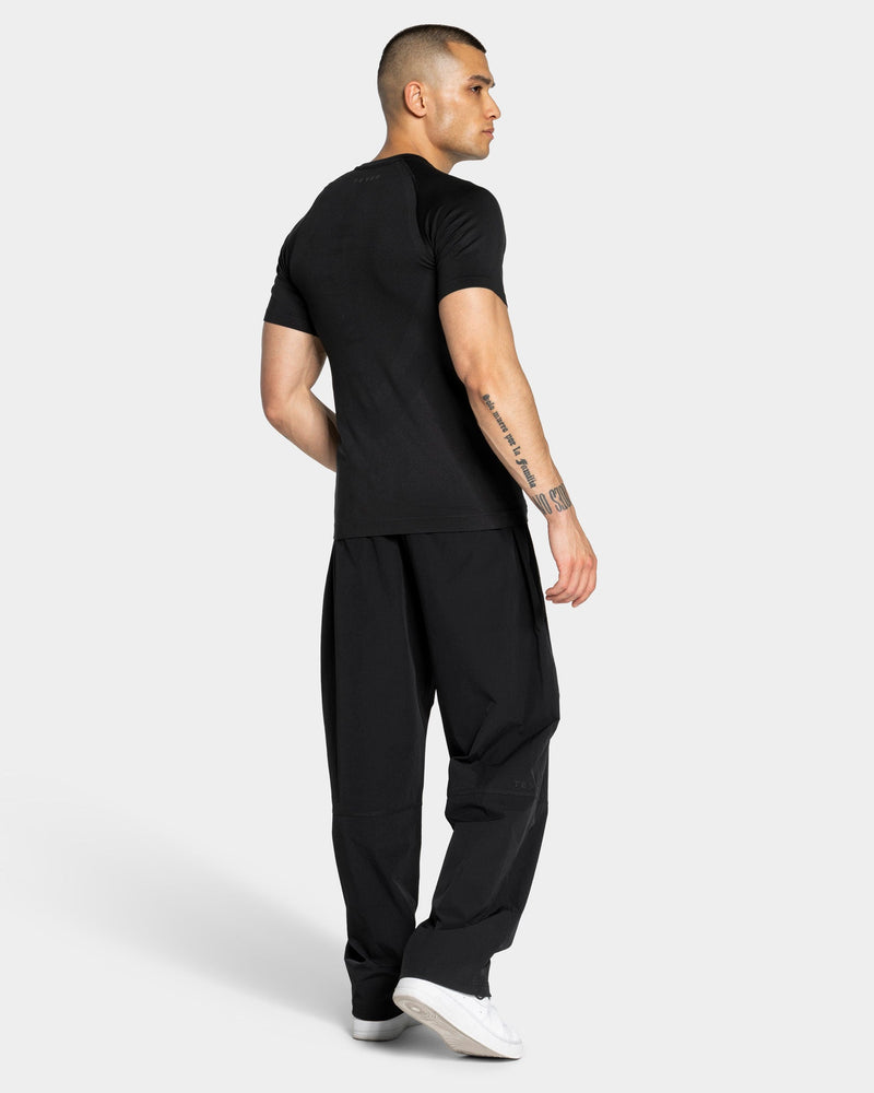 Workout Seamless T-Shirt "Schwarz - Anthrazit"