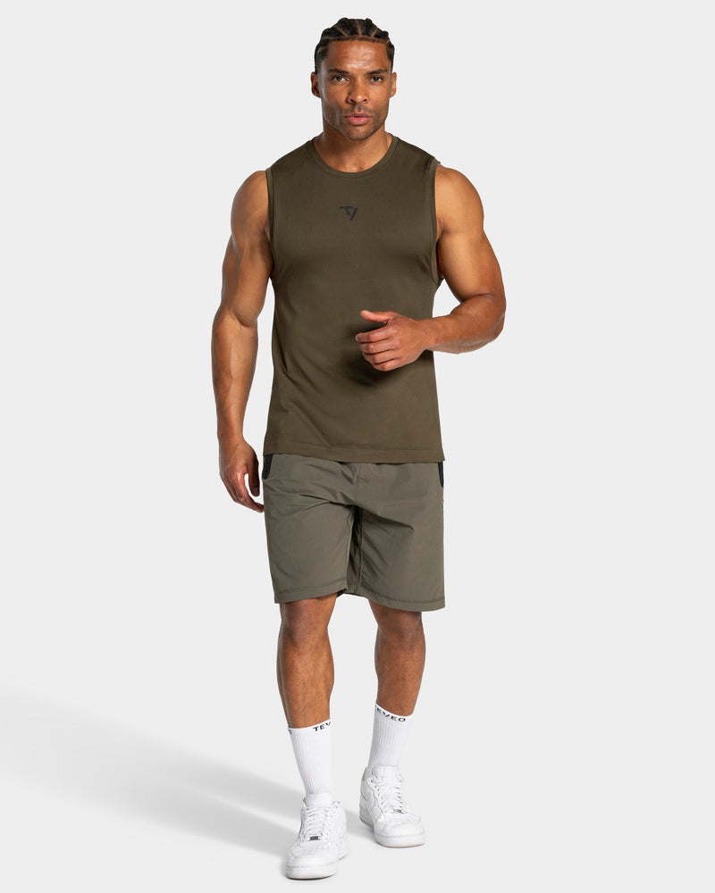 Workout Seamless Tank "Olive"