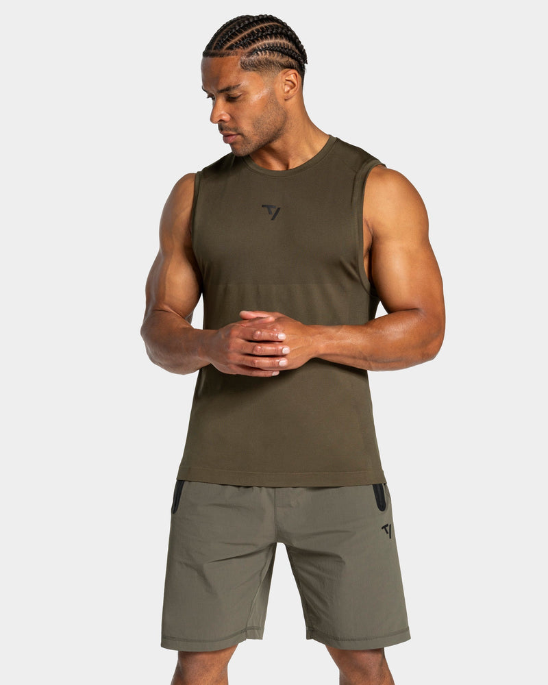 Workout Seamless Tank "Olive"