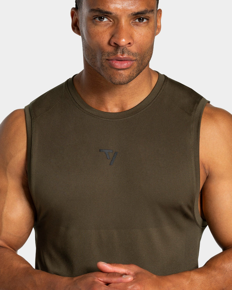Workout Seamless Tank "Olive"