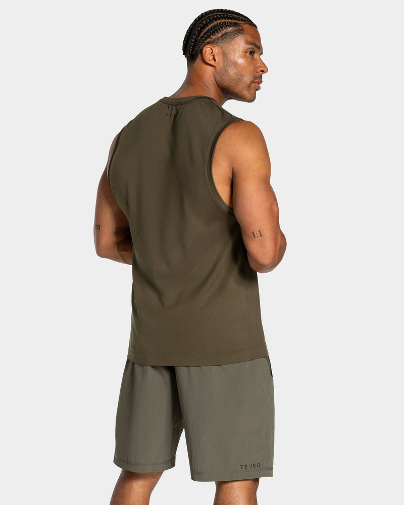 Workout Seamless Tank "Olive"